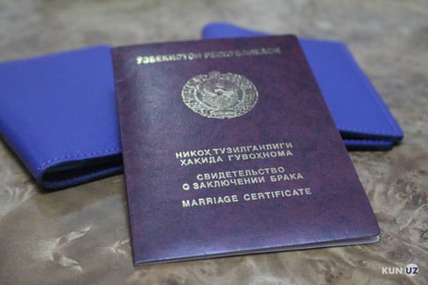 O‘zbekistonda nikohlar soni kamaygani qayd etildi