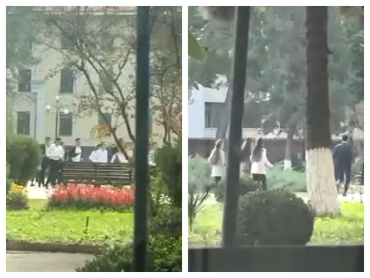 TDTU talabalari oliygoh hovlisida yugurtirilgani aytilmoqda