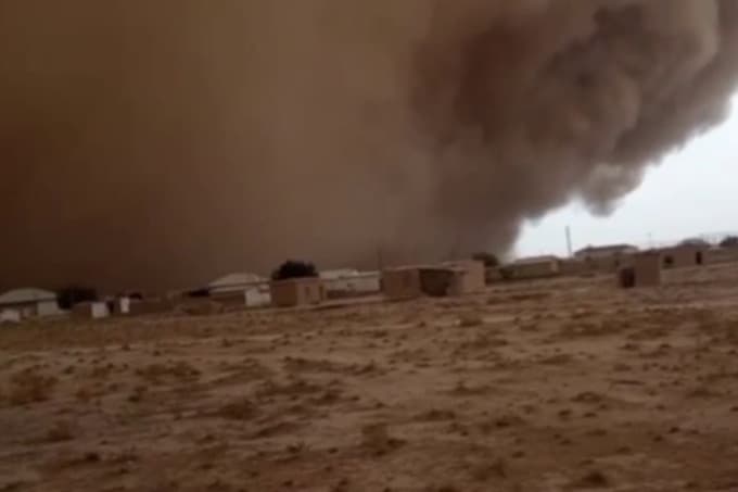 Samarqand viloyatida kuchli shamol va chang bo‘roni kuzatildi