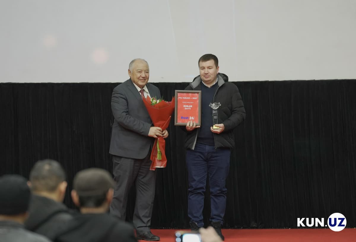 Kun.uz 2022 yilning “Media lideri” deya e’tirof etildi