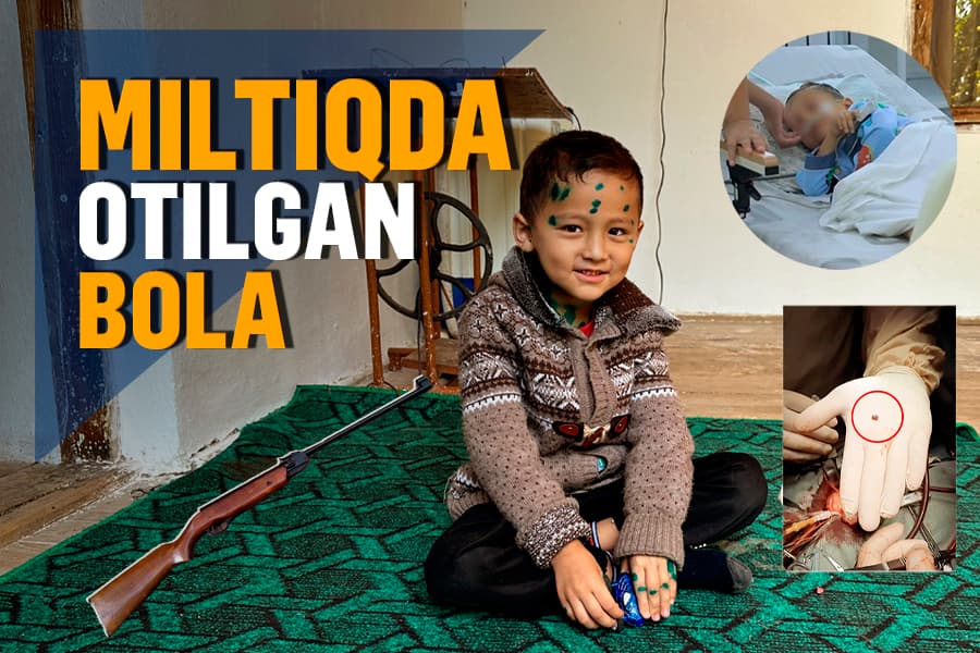 Miltiqdan o‘q yeb omon qolgan 5 yoshli bolakay – o‘zi nima bo‘lgandi?