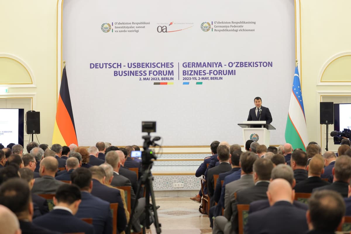 Berlinda Germaniya-O‘zbekiston biznes forumi bo‘lib o‘tdi
