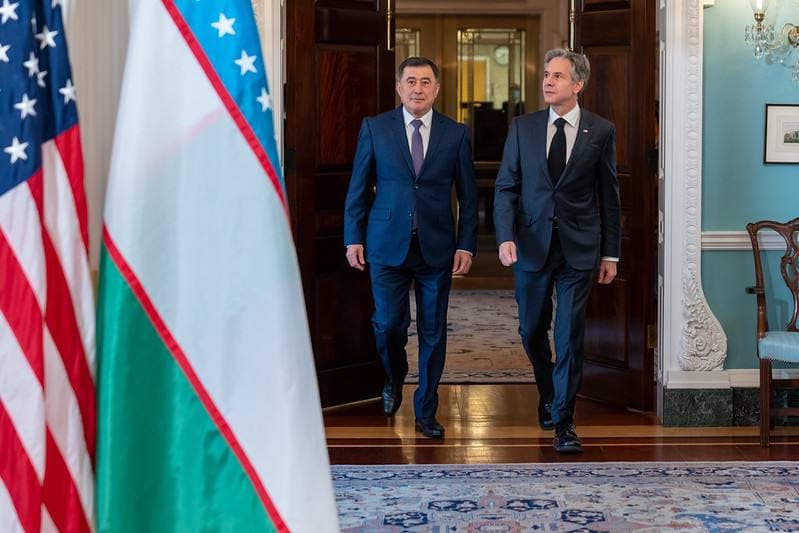 Blinken: AQSh O‘zbekiston va Qirg‘iziston o‘rtasidagi chegara bo‘yicha kelishuvni olqishlaydi