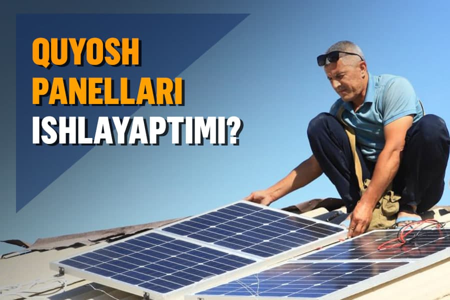 Narpayda 130 oilaga bepul quyosh panellari o‘rnatib beriladi