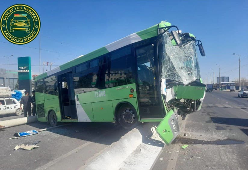 Toshkentda yo‘lovchi avtobus ishtirokida YTH ro‘y berdi