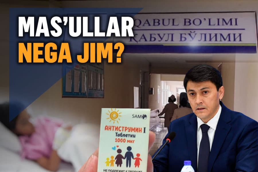 Unutilgan “Antistrumin voqeasi”: vazir va’da qilgan matbuot anjumani va javoblar qani?