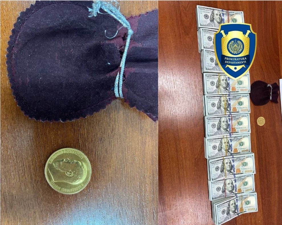 Toshkentda 1902 yilgi oltin tangani 100 ming dollarga sotmoqchi bo‘lgan shaxslar ushlandi