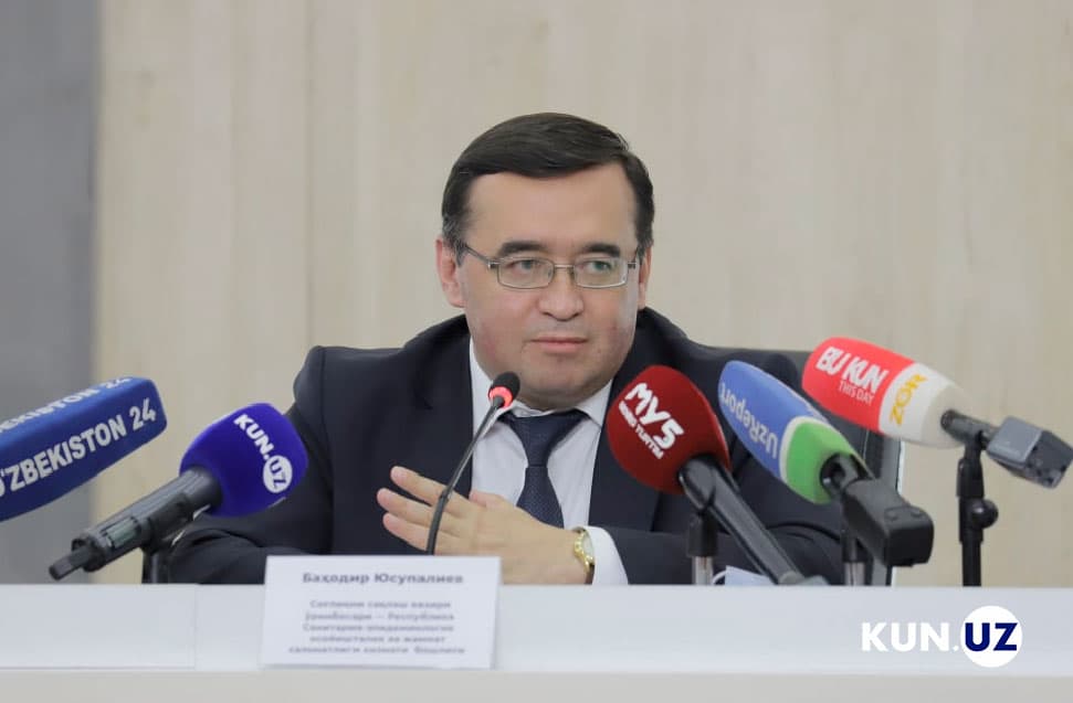 Bahodir Yusupaliyev Sanepidxizmat raisi lavozimiga tayinlandi