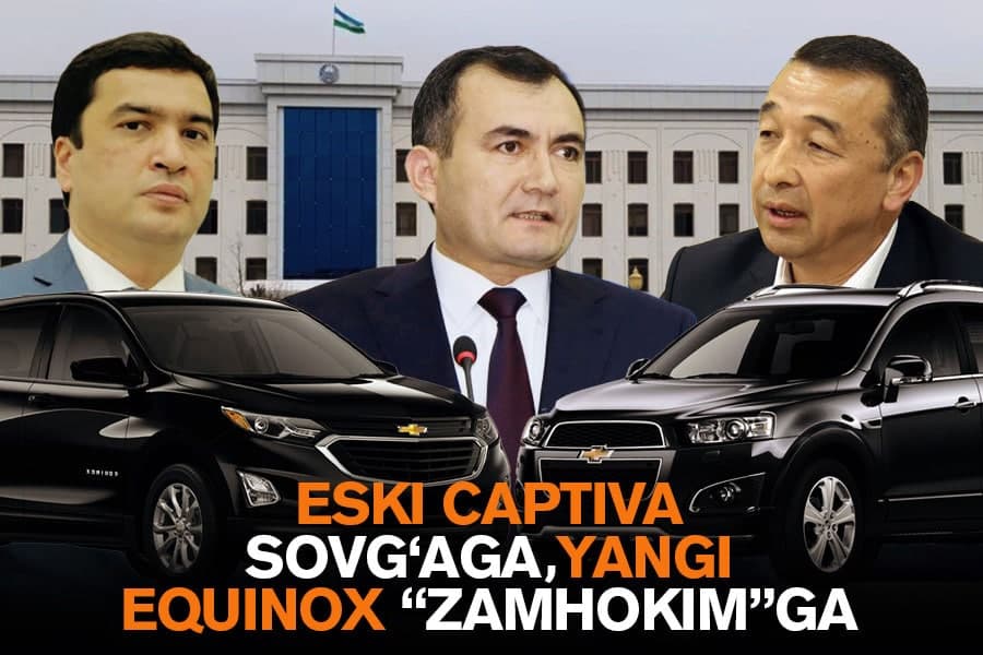 «Eski Captiva o‘rniga yangi Equinox» – Qashqadaryo viloyati hokimligi xizmat mashinalari haqida