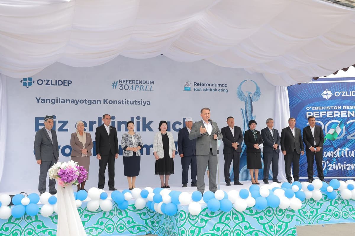 O‘zLiDeP vakillari yurtdoshlarimizni erkimiz kafolati uchun ovoz berishga chaqirdi