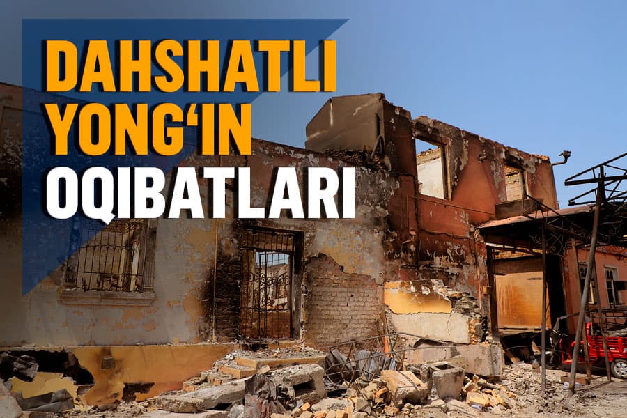 Qo‘qondagi falokat: O‘ndan ortiq xonadon to‘liq yongan