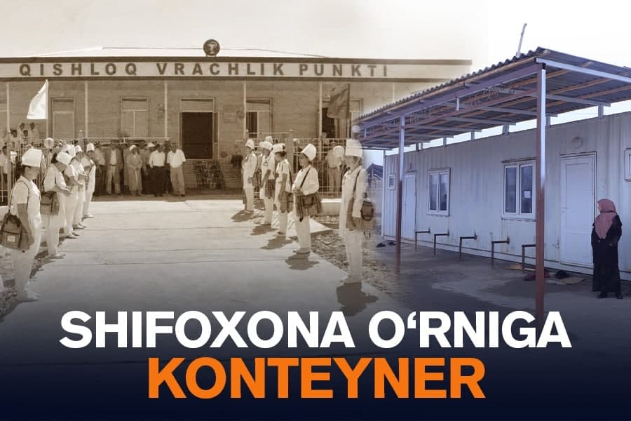 QVP tortib olinib, o‘rniga konteyner berilgan. Yana aholi sarson