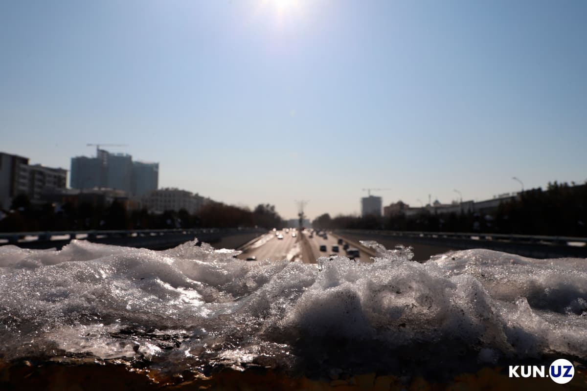 Chekinayotgan sovuq, eriyotgan qor va muzlar – fotoreportaj