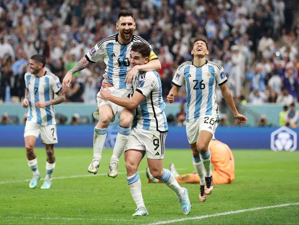 JCh-2022. Argentina Xorvatiyani yirik hisobda yengib finalga yo‘l oldi, Messida gol+assist, Alvaresda dubl