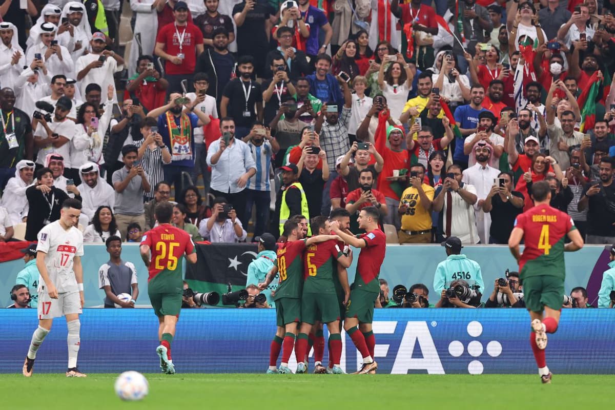 JCh-2022. Portugaliya Shveytsariyaga 6ta gol urib, chorakfinalning so‘nggi ishtirokchisiga aylandi