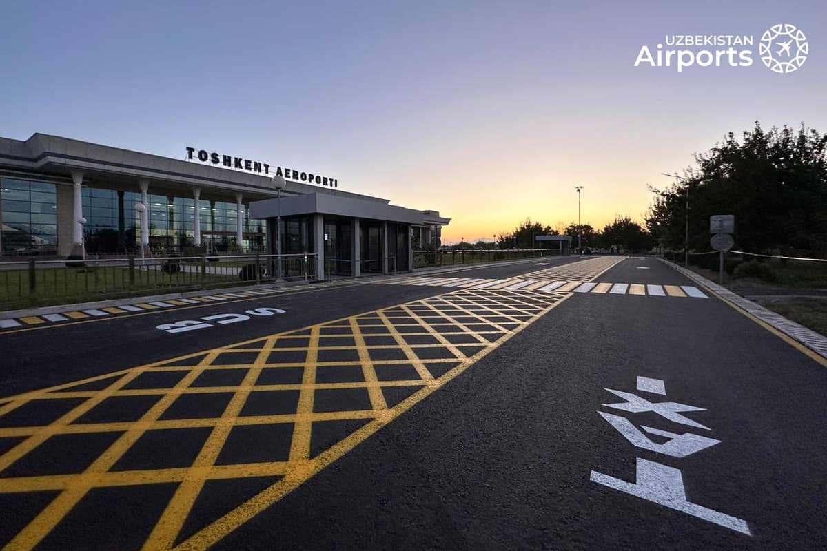 Toshkent aeroporti mahalliy terminalining old qismi rekonstruksiyadan so‘ng ochildi